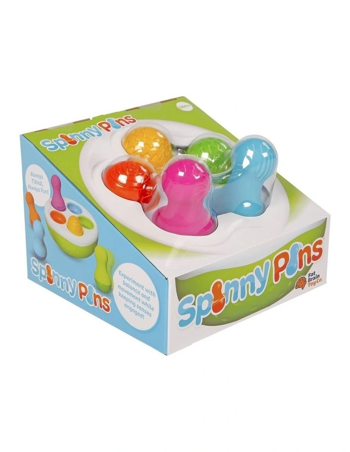 New 𧨠FAT BRAIN TOY CO. Spinny Pins For 18m-4y Baby/Infant/Children W/ Bowl & Pins Toys ⨠7 New 𧨠FAT BRAIN TOY CO. Spinny Pins For 18m-4y Baby/Infant/Children W/ Bowl & Pins Toys ⨠- Image 5