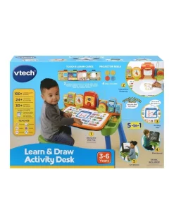 Discount ✨ VTech Learn & Draw Activity Desk Blue 😉