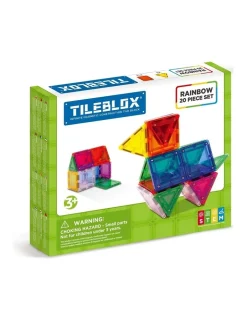 Cheap ⌛ Tileblox By Magformers Tileblox Rainbow 20pc Set Magnetic Tiles STEM Building Toy By Magformers ⌛