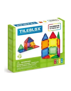 Cheap 🌟 Tileblox By Magformers Tileblox Rainbow 14 Piece Set In Multi 🧨