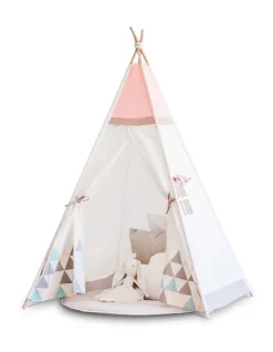 Buy 🔥 Cattywampus Kids Teepee Play Tent Blush Sky ❤️