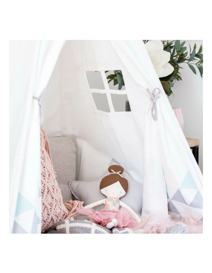 Buy π₯ Cattywampus Kids Teepee Play Tent Blush Sky β€οΈ 5 Buy π₯ Cattywampus Kids Teepee Play Tent Blush Sky β€οΈ - Image 3