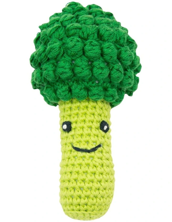 Discount π Weegoamigo Crochet Rattle Broccoli π 3 Discount π Weegoamigo Crochet Rattle Broccoli π
