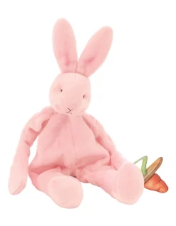Budget 🎉 Bunnies By The Bay Silly Buddy Pale Pink Pacifier Holder Toy 😍