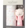 Best Pirce 😍 The Little Linen Company Muslin Wrap & Crinkle Toy Ballerina Bunny 🤩 -Playgro - shop unnamed file 209