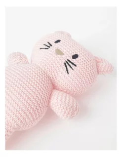 Flash Sale 🎁 Jack & Milly Cat Knitted Toy In Light Pink ⭐ -Playgro - shop unnamed file 215