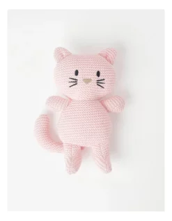 Flash Sale 🎁 Jack & Milly Cat Knitted Toy In Light Pink ⭐ -Playgro - shop unnamed file 216