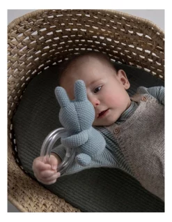 Best Pirce ⭐ Miffy Knit Ring Rattle In Green ⭐ -Playgro - shop unnamed file 287