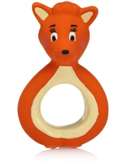 New 👍 Mizzie The Kangaroo Mini Mizzie 100% Natural Rubber Baby Teether 💯