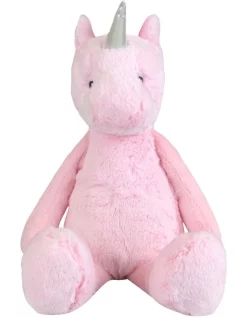 New ⭐ Korimco Unicorn 39cm Pink Plush Toy 🔔