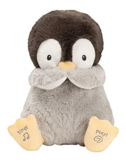 Brand new ✨ Gund Animated Kissy Penguin Grey Interactive Toy ❤️