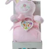 Cheap ⭐ Bubba Blue Pink Bunny Security Blanket 😍