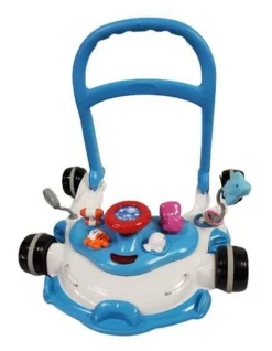 Flash Sale ✔️ Aussie Baby Racing Car 4-in-1 Baby Walker & Rocker Blue 🔥 -Playgro - shop unnamed file 408