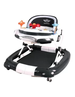 Budget 🎉 Aussie Baby Car Theme Baby Walker Rocker Black 🧨