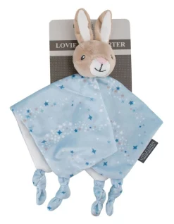 Budget 🎁 The Little Linen Company Lovie Comforter In Starlight Bunny Blue 🎉