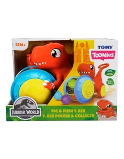 Best Pirce 😀 Jurassic World Pic & Push T-Rex Dinosaur 😉