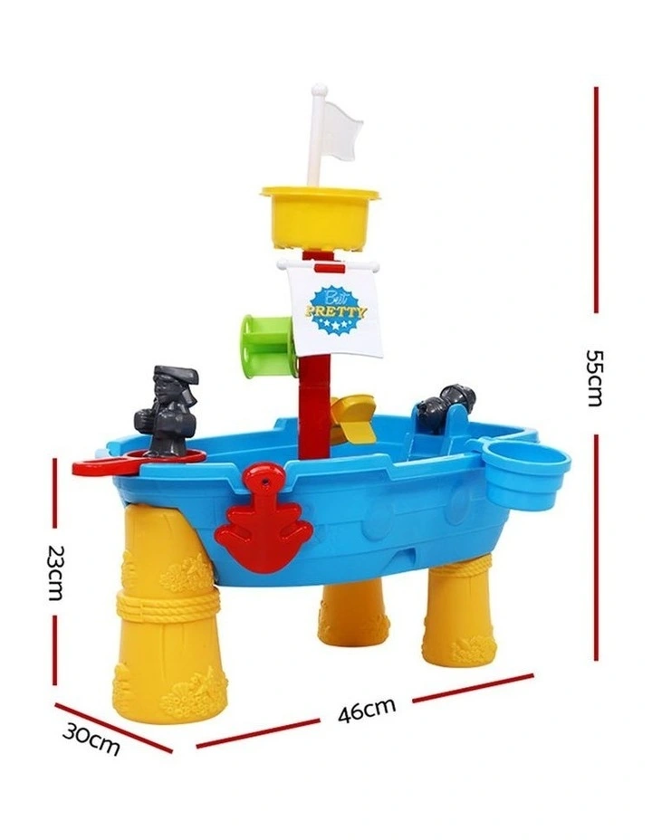 Deals π Keezi Kids Beach Sand And Water Toys Outdoor Table Pirate Ship Childrens Sandpit π 4 Deals π Keezi Kids Beach Sand And Water Toys Outdoor Table Pirate Ship Childrens Sandpit π - Image 2