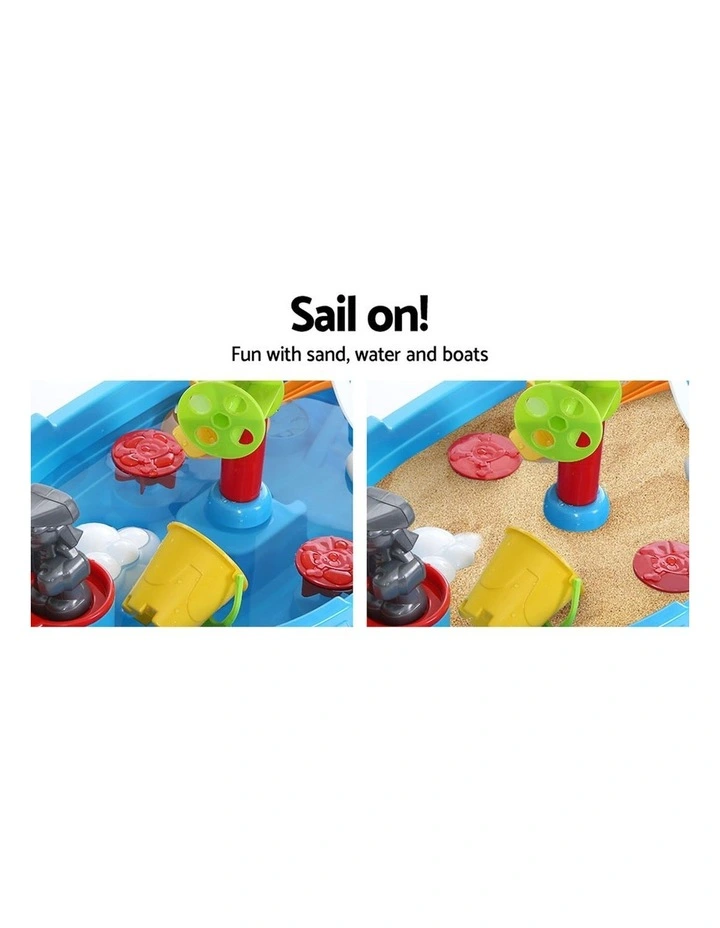 Deals π Keezi Kids Beach Sand And Water Toys Outdoor Table Pirate Ship Childrens Sandpit π 6 Deals π Keezi Kids Beach Sand And Water Toys Outdoor Table Pirate Ship Childrens Sandpit π - Image 4
