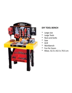 Flash Sale 🎉 Lenoxx Kids/Children Diy Workbench Tools Pretend Role Play Toy Set/Saw Drill 🔨 Hammer Nut 💯 -Playgro - shop unnamed file 549