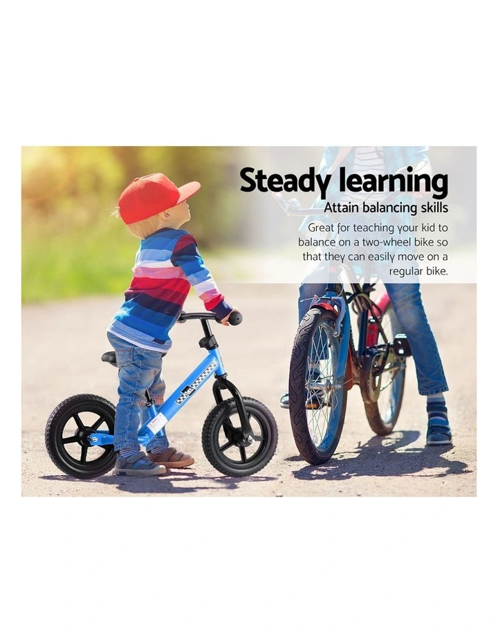 Hot Sale 𧨠Rigo Kids Balance Bike Ride On Toys Push Bicycle Wheels Toddler Baby 12" Bikes Blue π― 5 Hot Sale 𧨠Rigo Kids Balance Bike Ride On Toys Push Bicycle Wheels Toddler Baby 12" Bikes Blue π― - Image 3