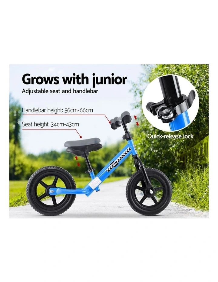 Hot Sale 𧨠Rigo Kids Balance Bike Ride On Toys Push Bicycle Wheels Toddler Baby 12" Bikes Blue π― 7 Hot Sale 𧨠Rigo Kids Balance Bike Ride On Toys Push Bicycle Wheels Toddler Baby 12" Bikes Blue π― - Image 5