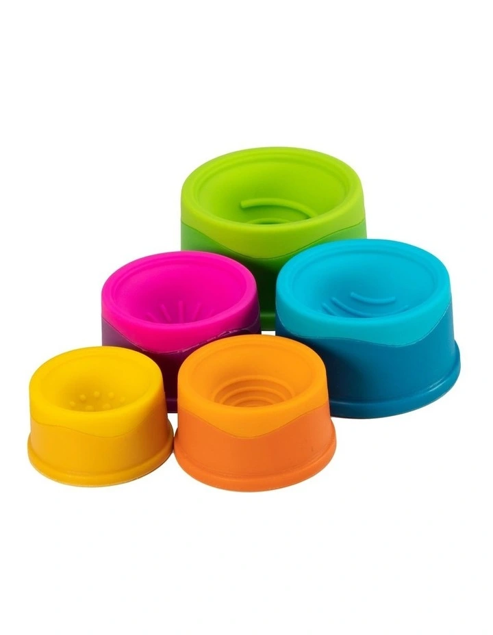 Hot Sale β¨ FAT BRAIN TOY CO. Dimpl Stack For 6m Baby/Infants BPA Free Silicone Stacking Toy π€© 6 Hot Sale β¨ FAT BRAIN TOY CO. Dimpl Stack For 6m Baby/Infants BPA Free Silicone Stacking Toy π€© - Image 4