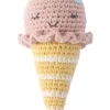 Budget ❤️ Weegoamigo Crochet Rattle Isla Ice Cream ✨