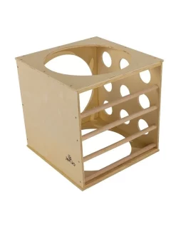 Discount ✔️ Jenjo Hardwood Climbing Cube For Kids 60cm Diameter 🎉