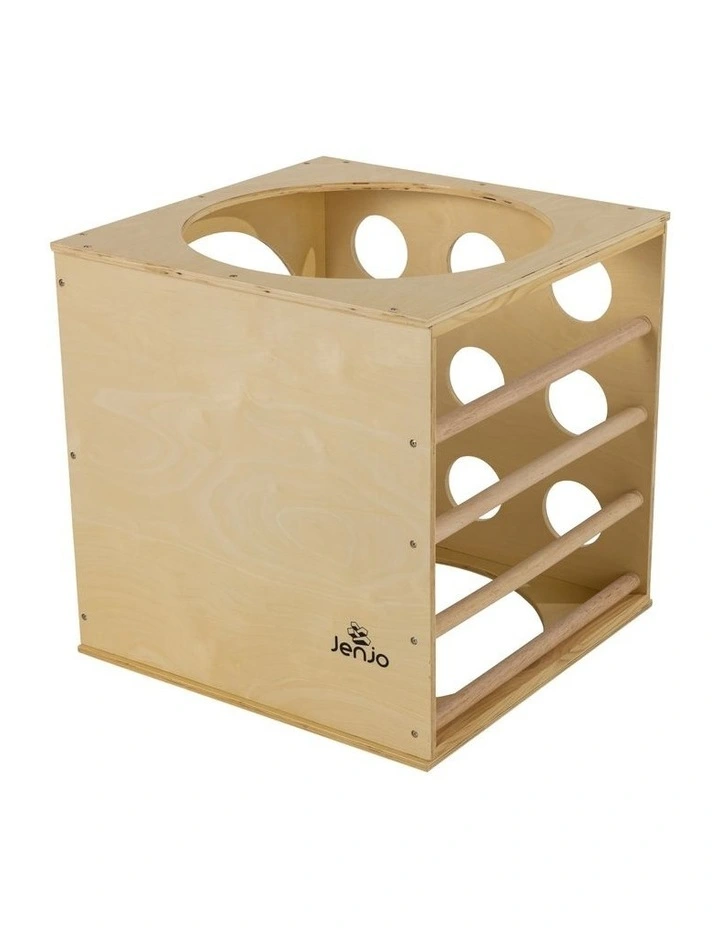 Discount βοΈ Jenjo Hardwood Climbing Cube For Kids 60cm Diameter π 4 Discount βοΈ Jenjo Hardwood Climbing Cube For Kids 60cm Diameter π - Image 2