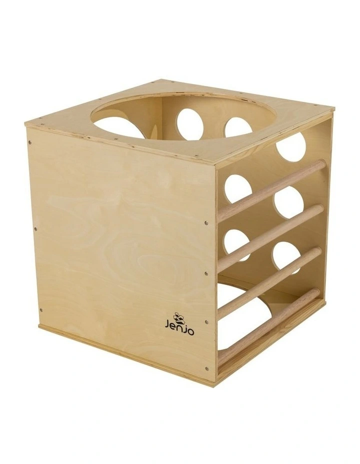 Discount βοΈ Jenjo Hardwood Climbing Cube For Kids 60cm Diameter π 5 Discount βοΈ Jenjo Hardwood Climbing Cube For Kids 60cm Diameter π - Image 3