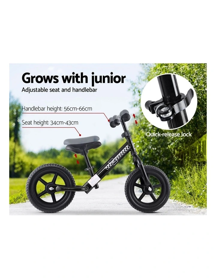 Wholesale π Rigo Kids Balance Bike Ride On Toys Push Bicycle Wheels Toddler Baby 12" Bikes Black 𧨠7 Wholesale π Rigo Kids Balance Bike Ride On Toys Push Bicycle Wheels Toddler Baby 12" Bikes Black 𧨠- Image 5