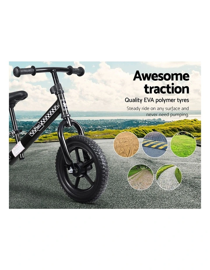 Wholesale π Rigo Kids Balance Bike Ride On Toys Push Bicycle Wheels Toddler Baby 12" Bikes Black 𧨠8 Wholesale π Rigo Kids Balance Bike Ride On Toys Push Bicycle Wheels Toddler Baby 12" Bikes Black 𧨠- Image 6