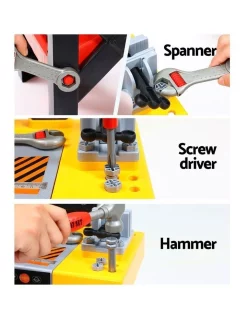 Best Sale 😀 Keezi Kids Pretend Play Set Workbench Tools 54pcs Builder Work Childrens Toys 🧨 -Playgro - shop unnamed file 823