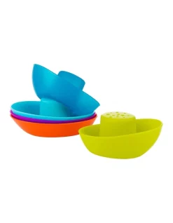 Brand new 🎁 Boon Fleet Stacking Boats Bath Toy 5 Piece Set 🥰