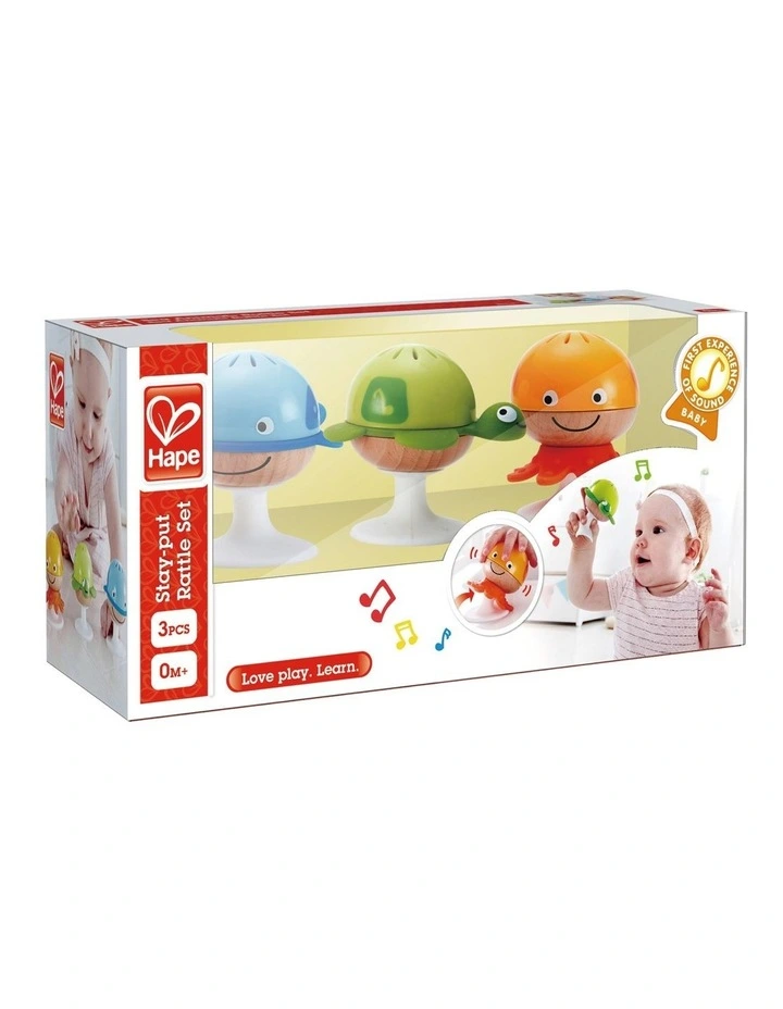 Budget ✔️ Hape Stay Put Rattle Set ⌛ 3 Budget ✔️ Hape Stay Put Rattle Set ⌛